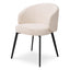 Eichholtz Dining Dining Chair Lloyd with arm set of 2 Bouclé cream House of Isabella UK