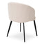 Eichholtz Dining Dining Chair Lloyd with arm set of 2 Bouclé cream House of Isabella UK