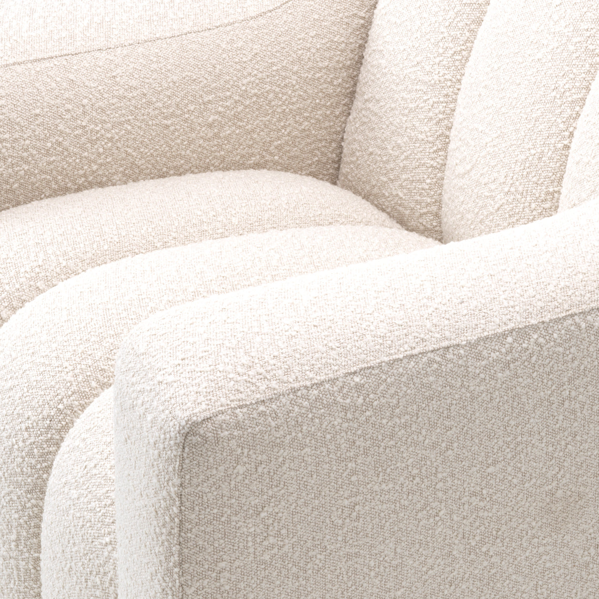 Eichholtz Living Chair Kelly Bouclé cream House of Isabella UK