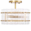 Eichholtz Lighting Ceiling Lamp Ruby round Antique brass finish House of Isabella UK