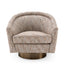 Eichholtz Living Swivel Chair Catene Mademoiselle beige | matte gold finish swivel base House of Isabella UK