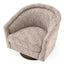 Eichholtz Living Swivel Chair Catene Mademoiselle beige | matte gold finish swivel base House of Isabella UK