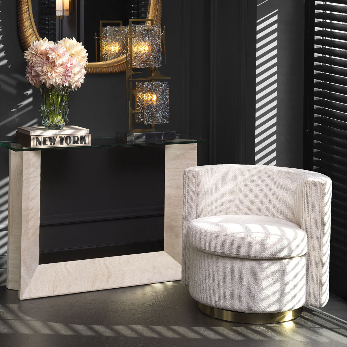 Eichholtz Living Swivel Chair Amanda House of Isabella UK