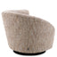 Right Mademoiselle Beige Black Swivel Base