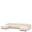 Right Boucle Cream Black Base