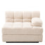 Right Boucle Cream Black Base