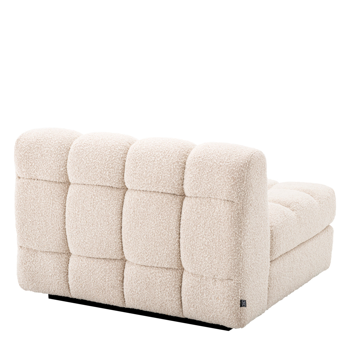 Right Boucle Cream Black Base