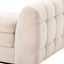 Right Boucle Cream Black Base