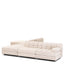 Right Boucle Cream Black Base