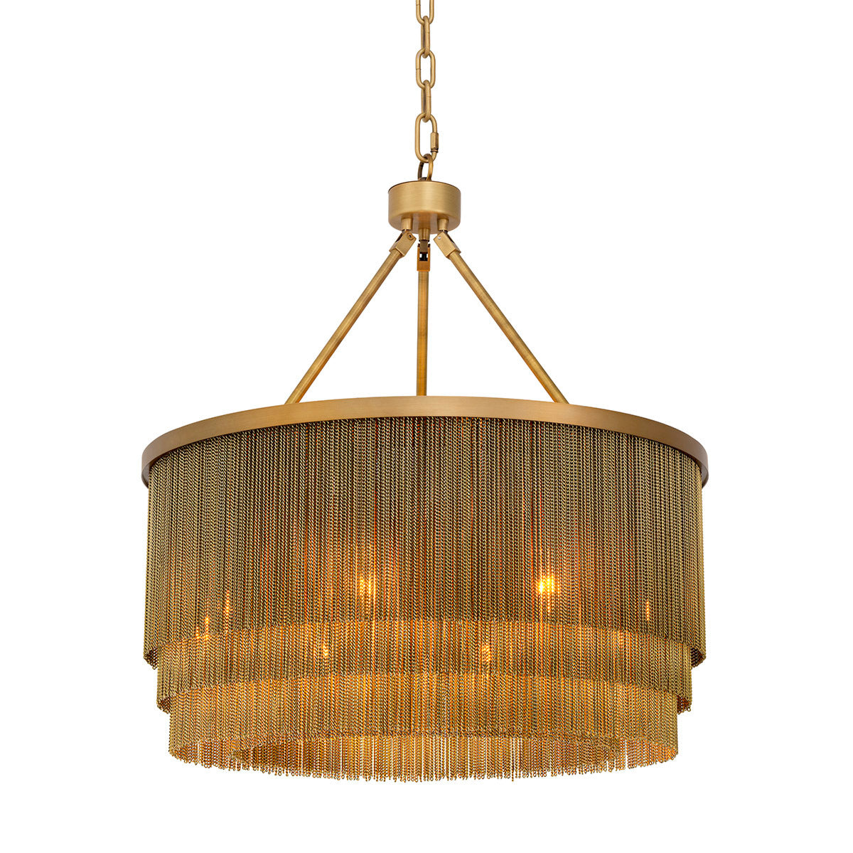 Eichholtz Lighting Chandelier Tissot S Antique brass finish House of Isabella UK