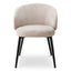 Eichholtz Dining Dining Chair Lloyd with arm set of 2 Sisley beige | black finish legs House of Isabella UK
