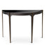 Eichholtz Living Console Table Artemisa Bronze finish | brushed brass finish | black bevelled glass House of Isabella UK