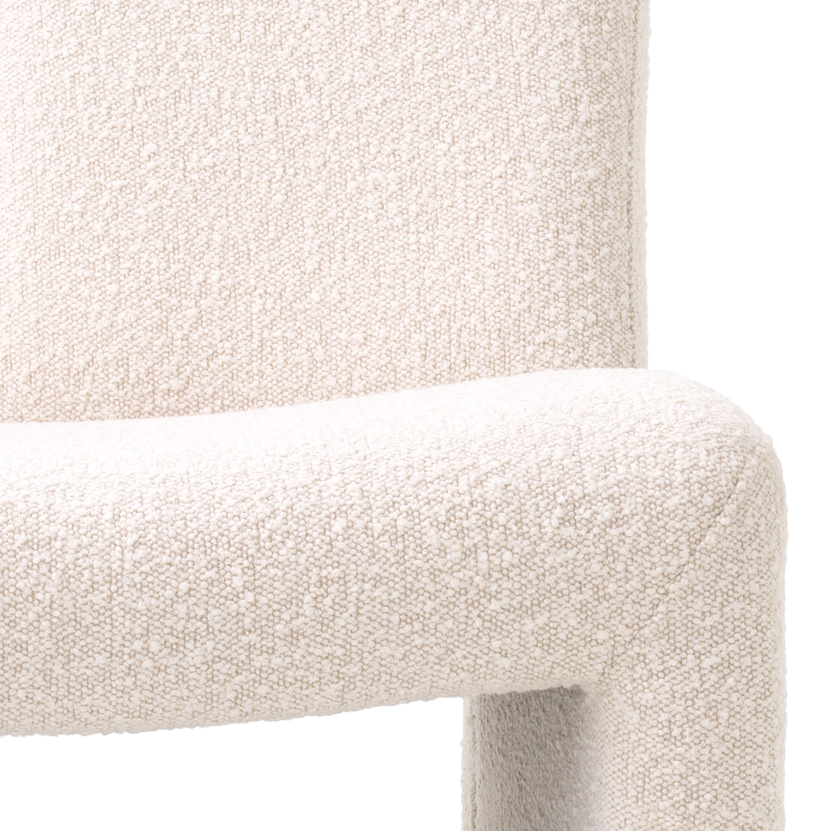 Eichholtz Living Chair Macintosh Bouclé Cream House of Isabella UK