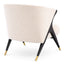 Eichholtz Living Chair Pavone - Boucle Cream House of Isabella UK