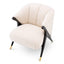 Eichholtz Living Chair Pavone - Boucle Cream House of Isabella UK