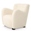 Eichholtz Living Chair Bixby Faux shearling | black feet House of Isabella UK