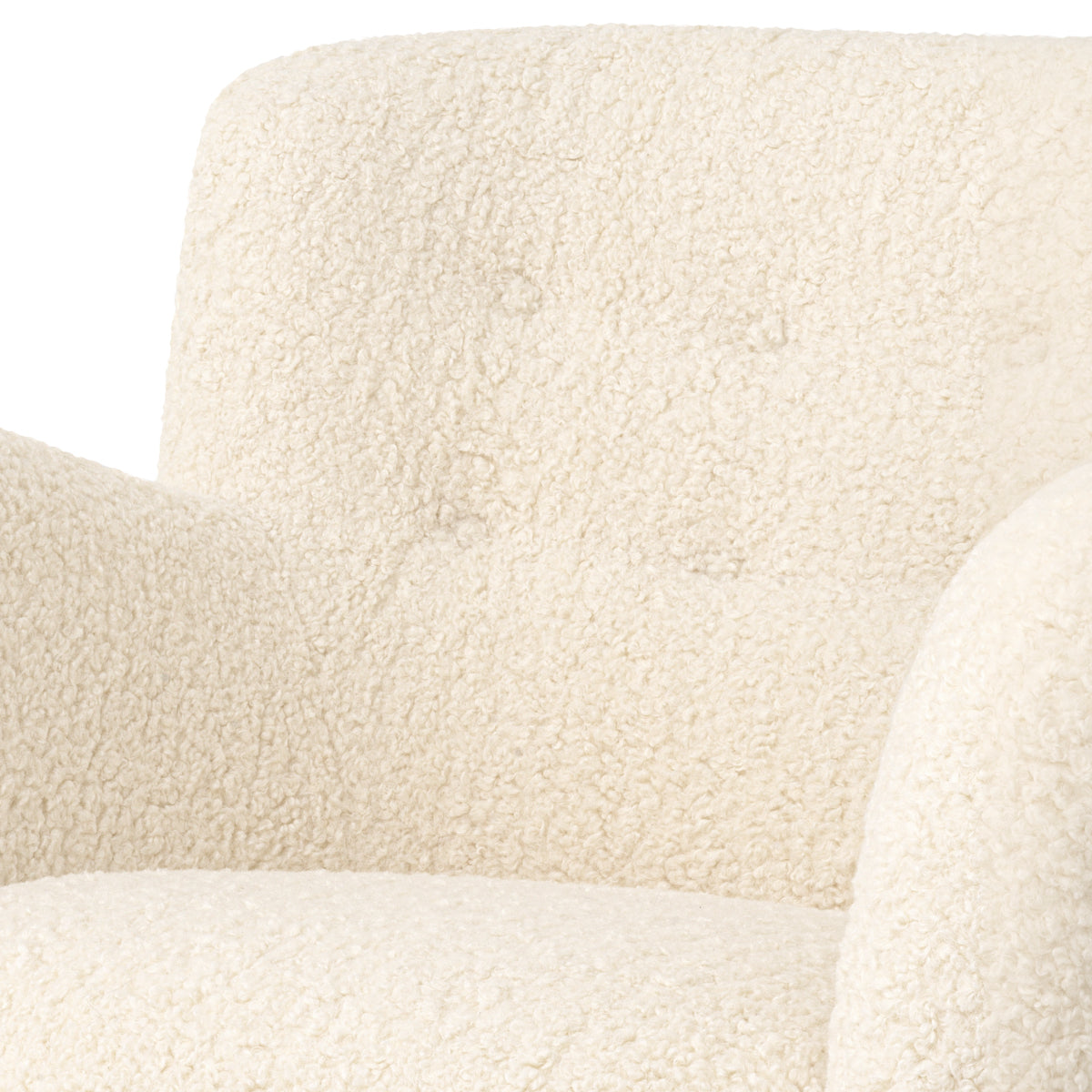 Eichholtz Living Chair Bixby Faux shearling | black feet House of Isabella UK