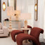 Eichholtz Lighting Table Lamp Newton L Travertine House of Isabella UK
