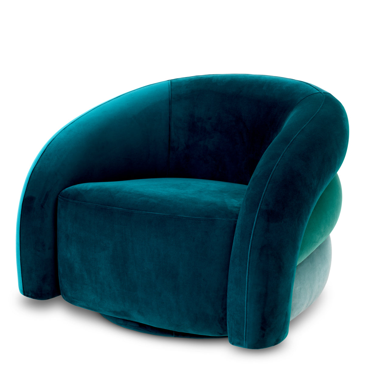 Eichholtz Living Swivel Chair Novelle Savona sea green velvet | savona turquoise velvet | savona blue velvet | swivel base House of Isabella UK