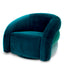 Eichholtz Living Swivel Chair Novelle Savona sea green velvet | savona turquoise velvet | savona blue velvet | swivel base House of Isabella UK
