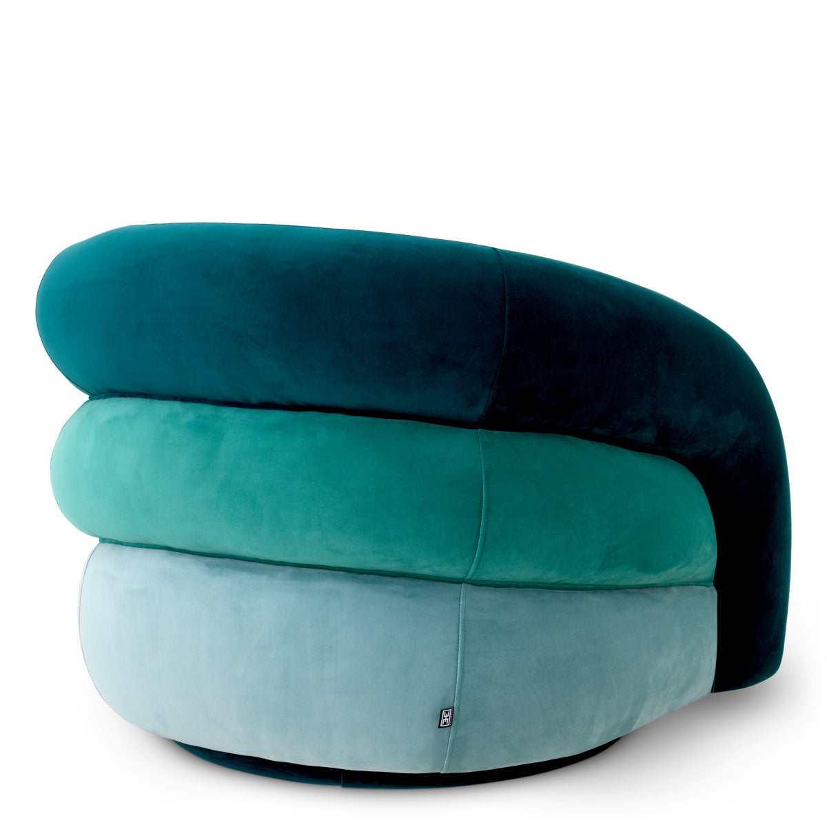 Eichholtz Living Swivel Chair Novelle Savona sea green velvet | savona turquoise velvet | savona blue velvet | swivel base House of Isabella UK