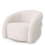 Eichholtz Living Swivel Chair Novelle Lyssa off-white | swivel base House of Isabella UK
