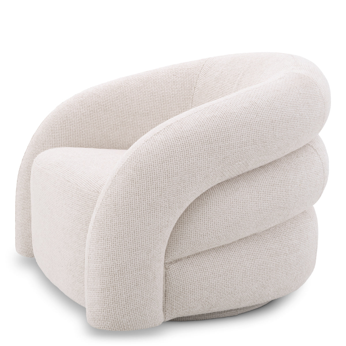 Eichholtz Living Swivel Chair Novelle Lyssa off-white | swivel base House of Isabella UK