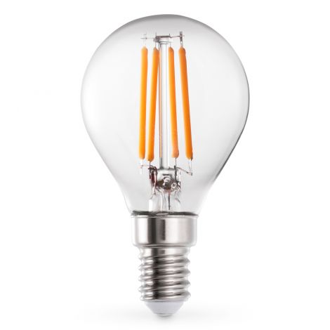 LED Bulb Pear 4W E14 set of 4