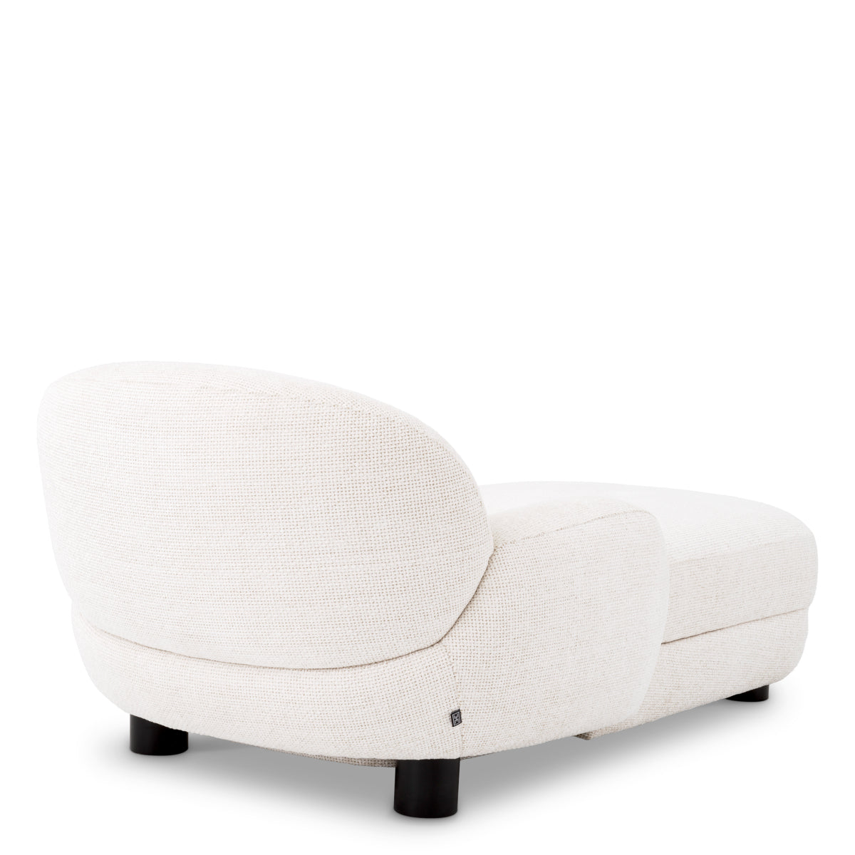 Eichholtz Living Chaise Longue Udine Lyssa off-white | black feet House of Isabella UK