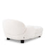 Eichholtz Living Chaise Longue Udine Lyssa off-white | black feet House of Isabella UK
