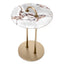 Eichholtz Living Side Table Zappa Brushed brass finish | marble top House of Isabella UK