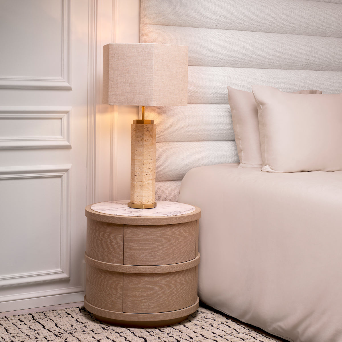Eichholtz Sleeping Nightstand Cabana round House of Isabella UK