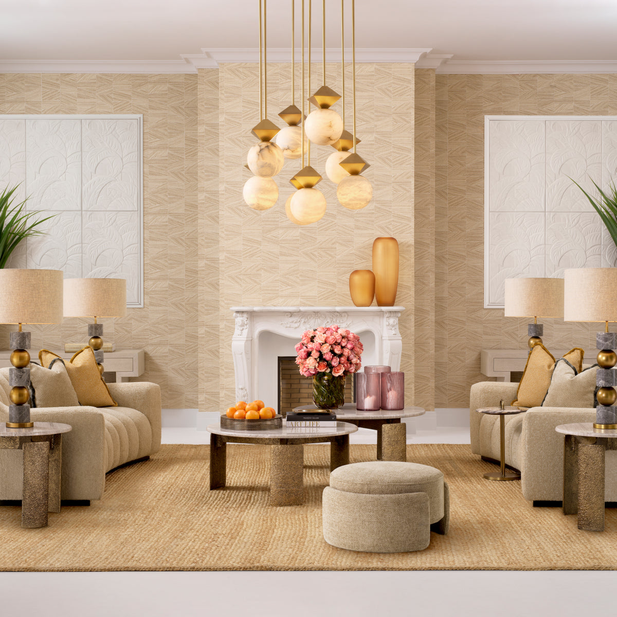 Eichholtz Living Stool Ortega House of Isabella UK