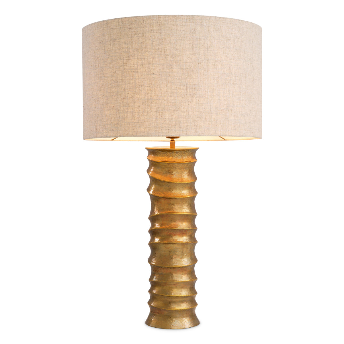Eichholtz Lighting Table Lamp Gilardon Vintage brass finish House of Isabella UK