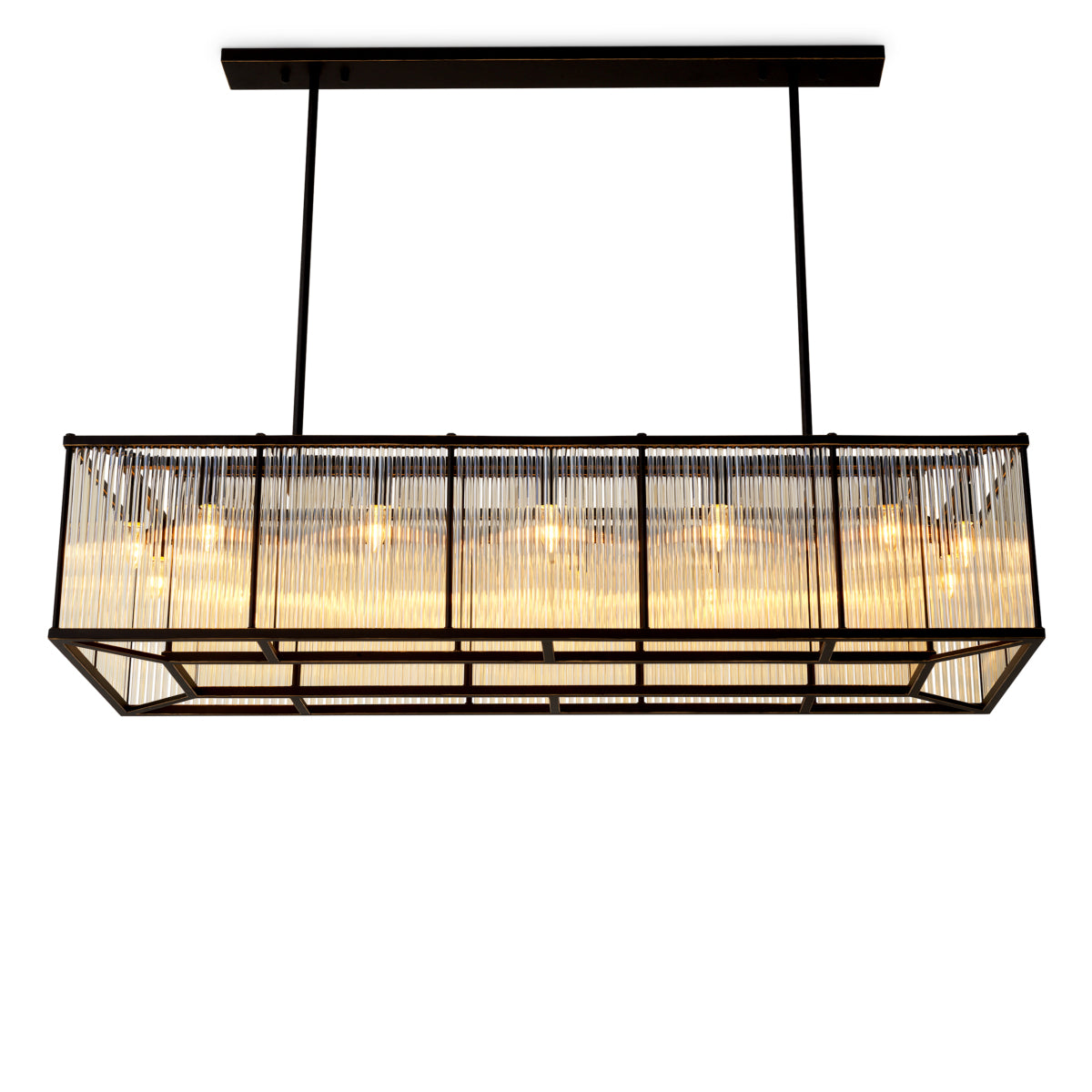 Eichholtz Lighting Chandelier Bernardi Rectangular House of Isabella UK