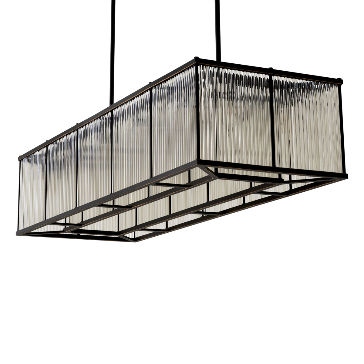 Eichholtz Lighting Chandelier Bernardi Rectangular House of Isabella UK