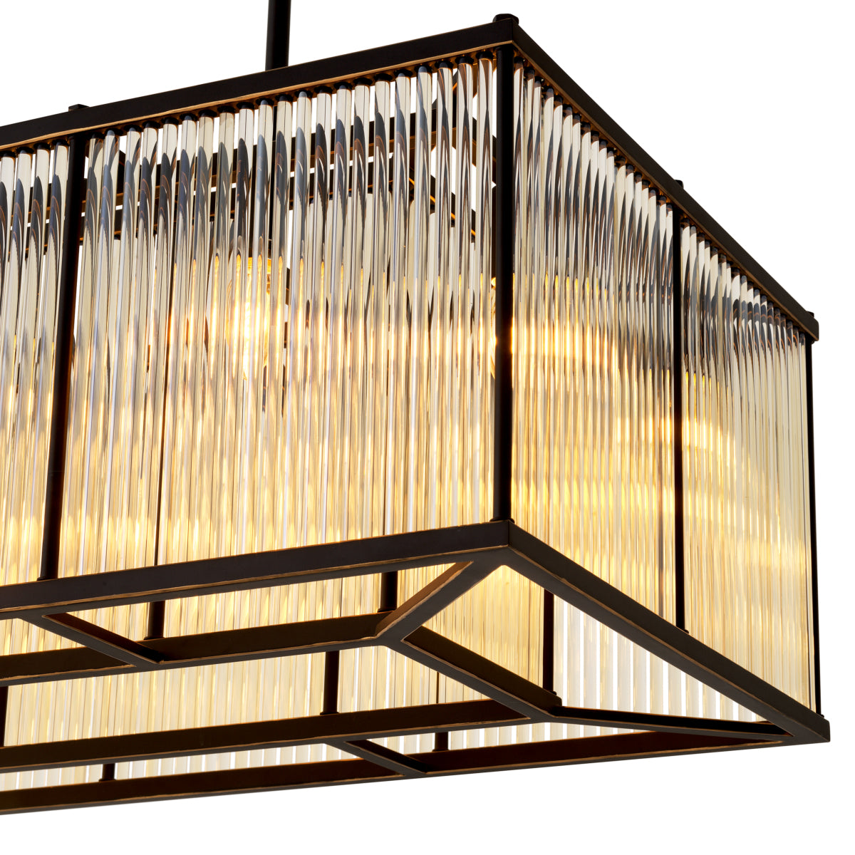 Eichholtz Lighting Chandelier Bernardi Rectangular House of Isabella UK