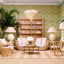 Eichholtz Living Side Table Saba Hexagon House of Isabella UK