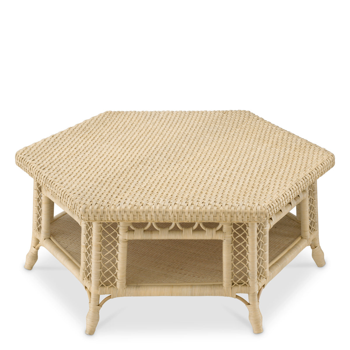 Eichholtz Living Coffee Table Saba Hexagon House of Isabella UK