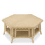 Eichholtz Living Coffee Table Saba Hexagon House of Isabella UK