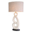 Eichholtz Lighting Crackled White Ceramic Table Lamp Macias House of Isabella UK