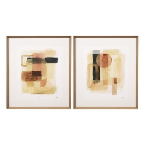 Print Sand Shaped by Grace Popp set of 2