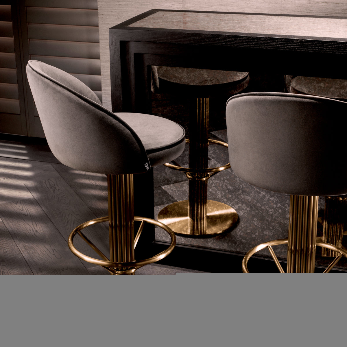 Eichholtz Dining Bar Stool Dorland House of Isabella UK
