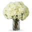 Bouquet of Hydrangeas real touch 48 pcs/2 varietie