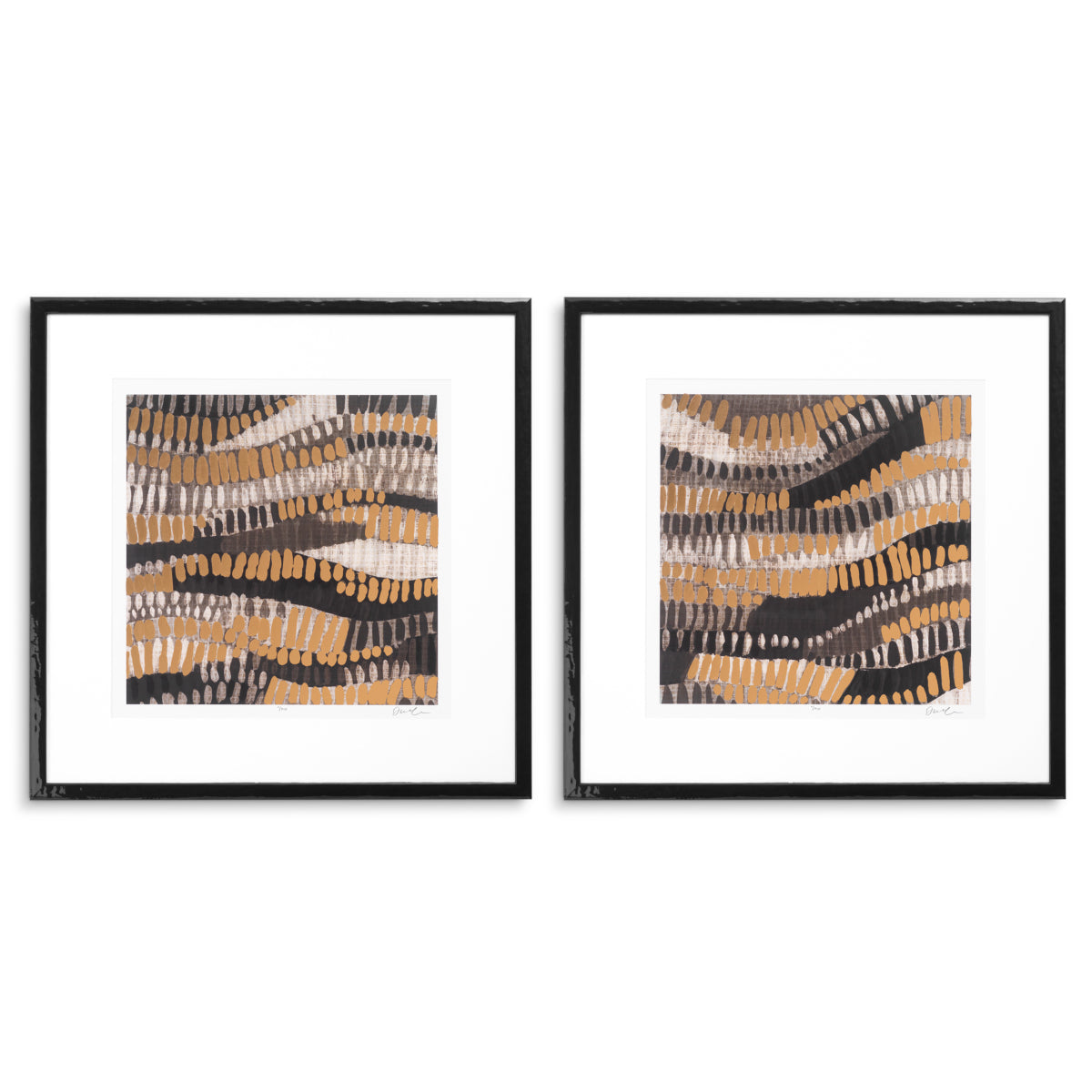 Eichholtz Accessories Print Metallic Undulation by June Erica Vess set 2 House of Isabella UK