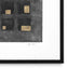 Print Black Squares by Michael Willett set of 2