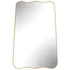 Olivia Scalloped Mirror in Gold