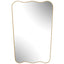 Olivia Scalloped Mirror in Gold