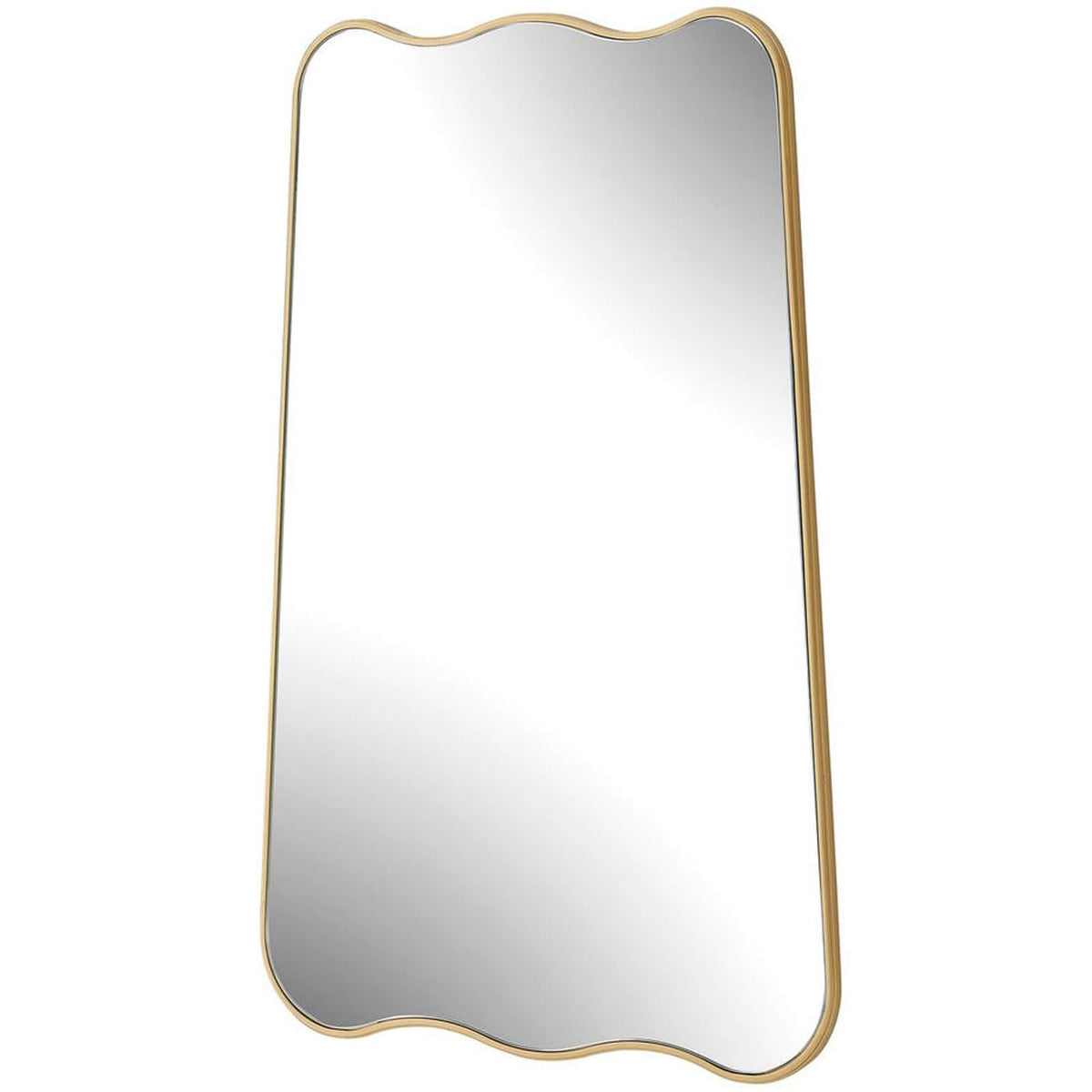 Olivia Scalloped Mirror in Gold