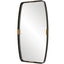 Draken Mirror in Dark Bronze and Gold